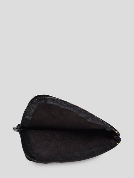 Portemonnee Etincelle Nubuck Leder Etrier Zwart etincelle nubuck EETN811 ander zicht 1